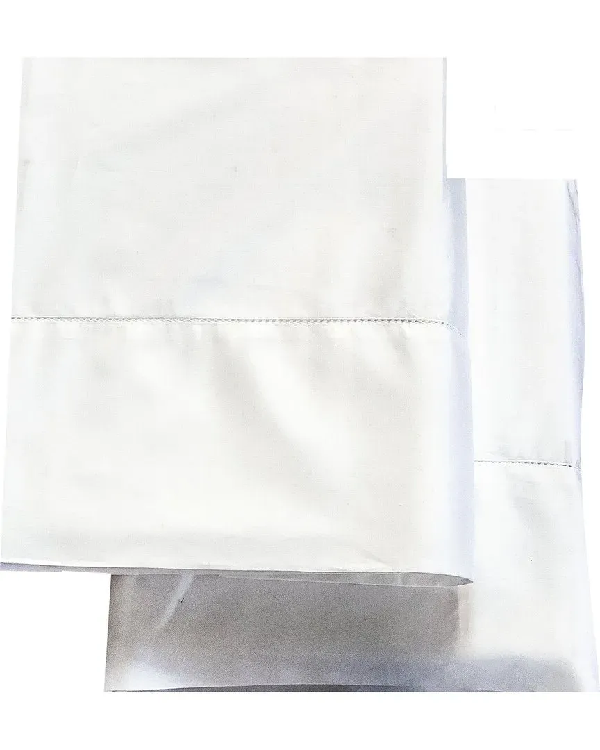 Supima Cotton Pillow Case Pair - White image