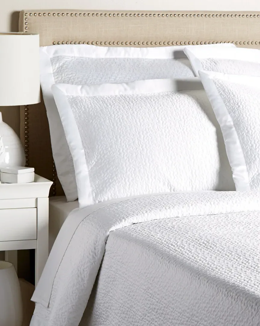 Vermicelli Coverlet Collection - White, Polyester image