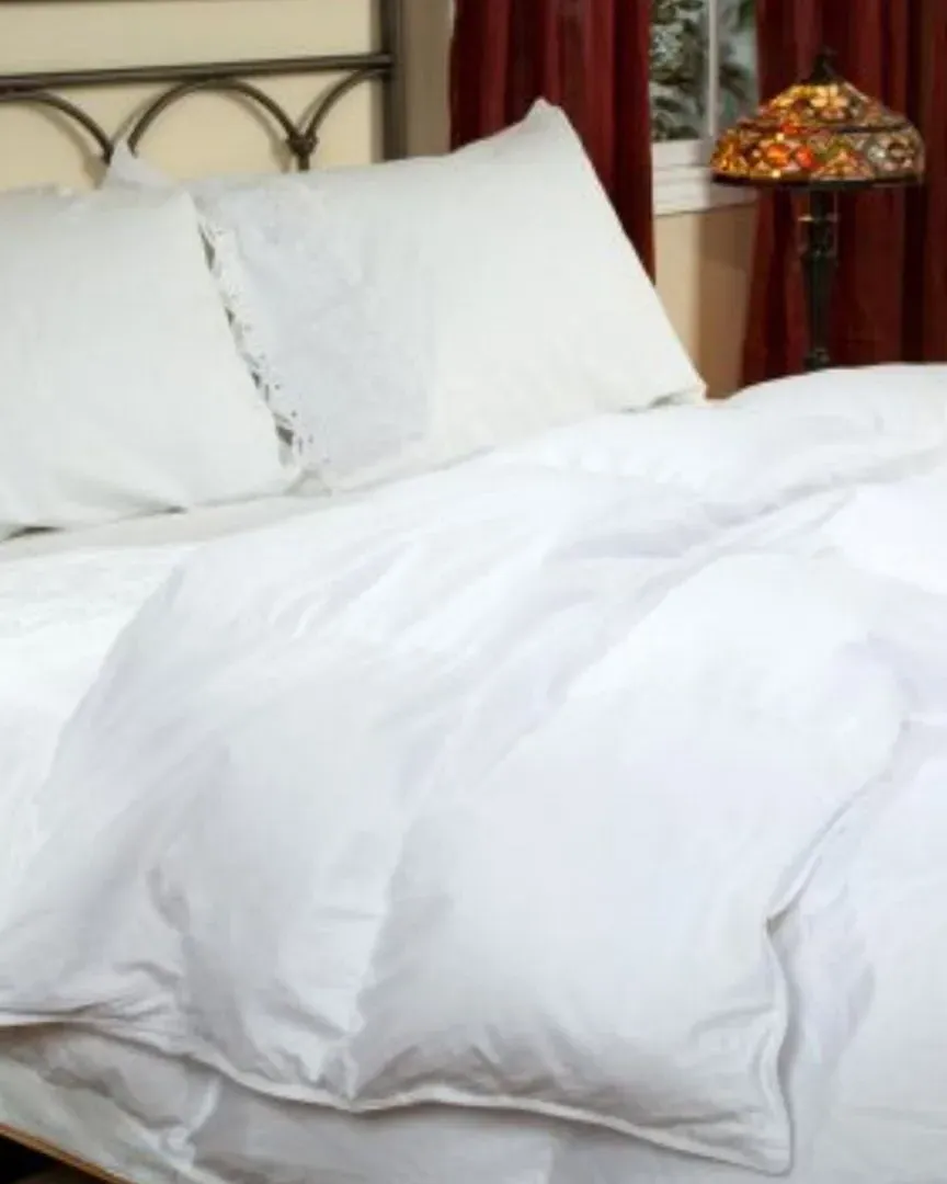 Versailles Down Duvet - White, Cotton image