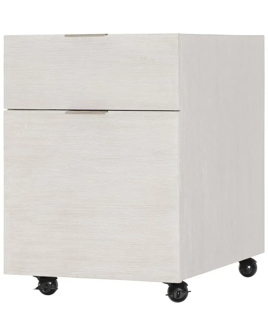 Alesio 2-Drawer File Cabinet - Weathered Bone, Oak Veneer image