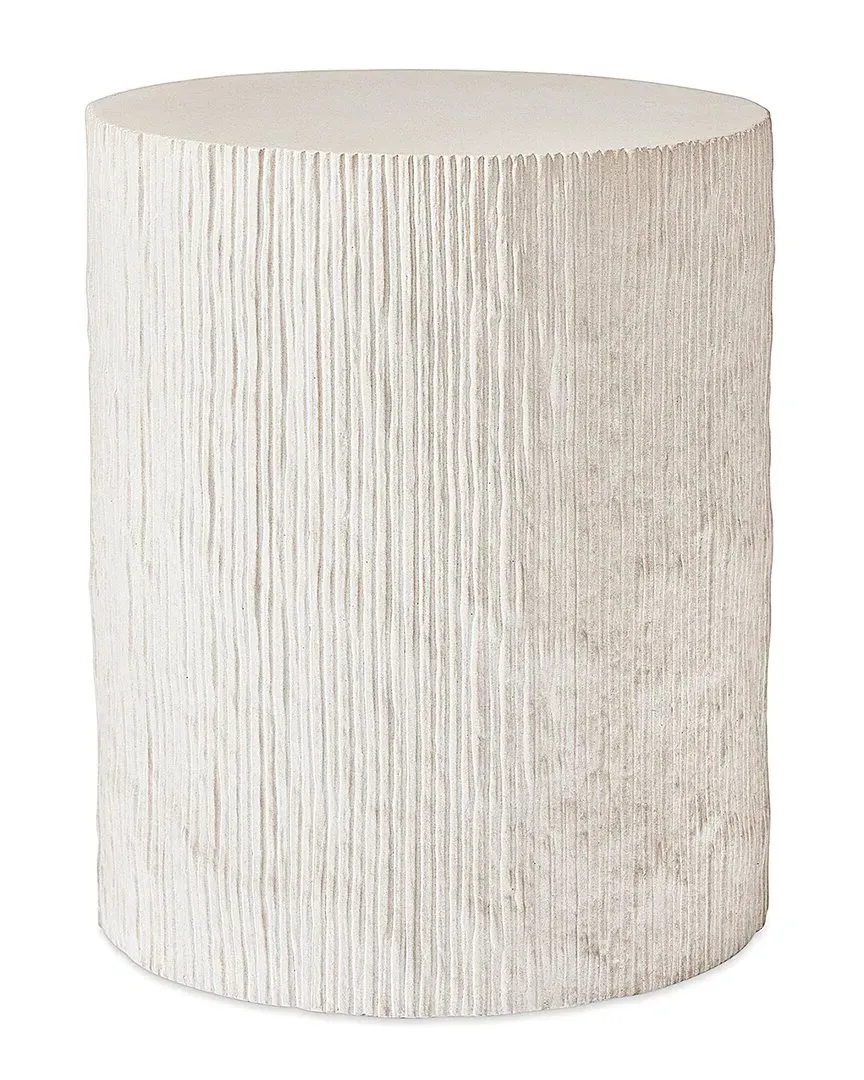 Antibes Round Accent Table - Grey, Concrete