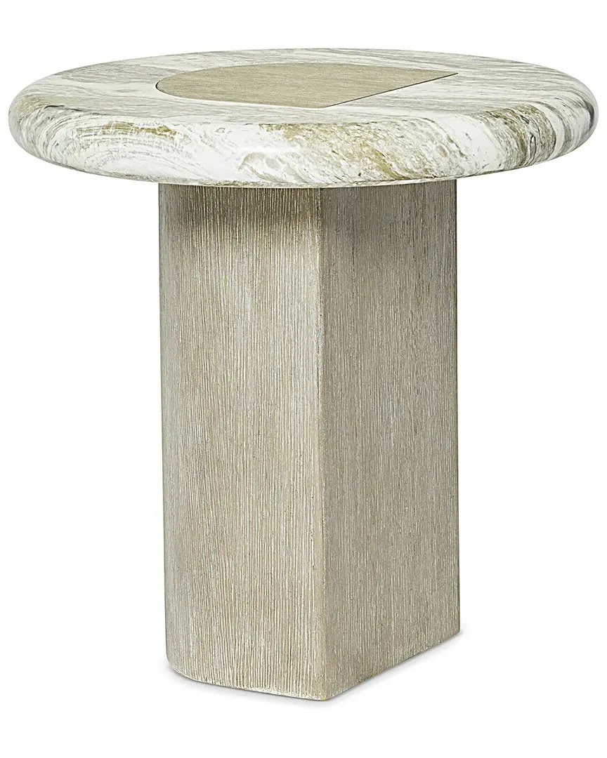 Arcadia Round Accent Table - Clay image
