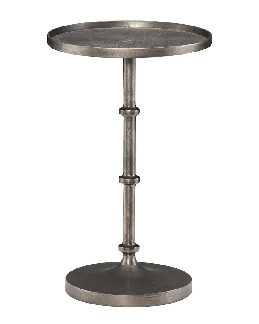 Ascot Round Chairside Table - Graphite, Aluminum image