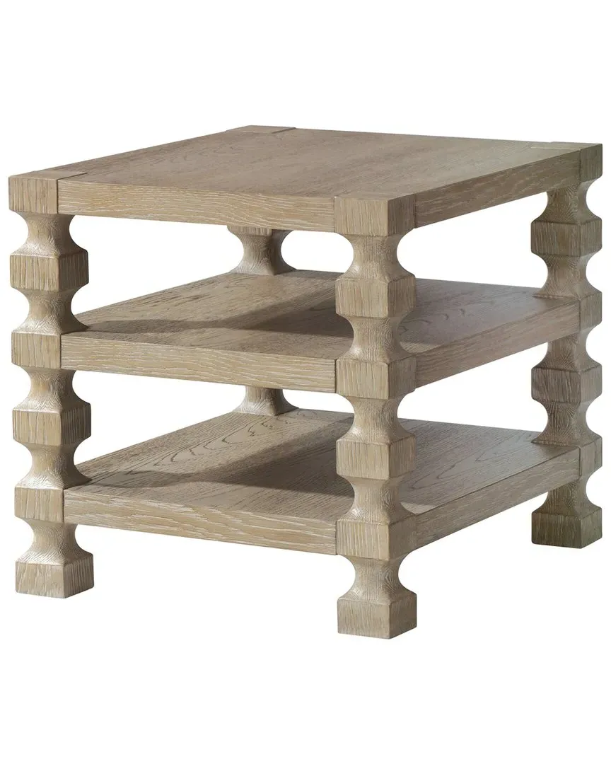 Aventura Side Table with Shelves - Marcona image