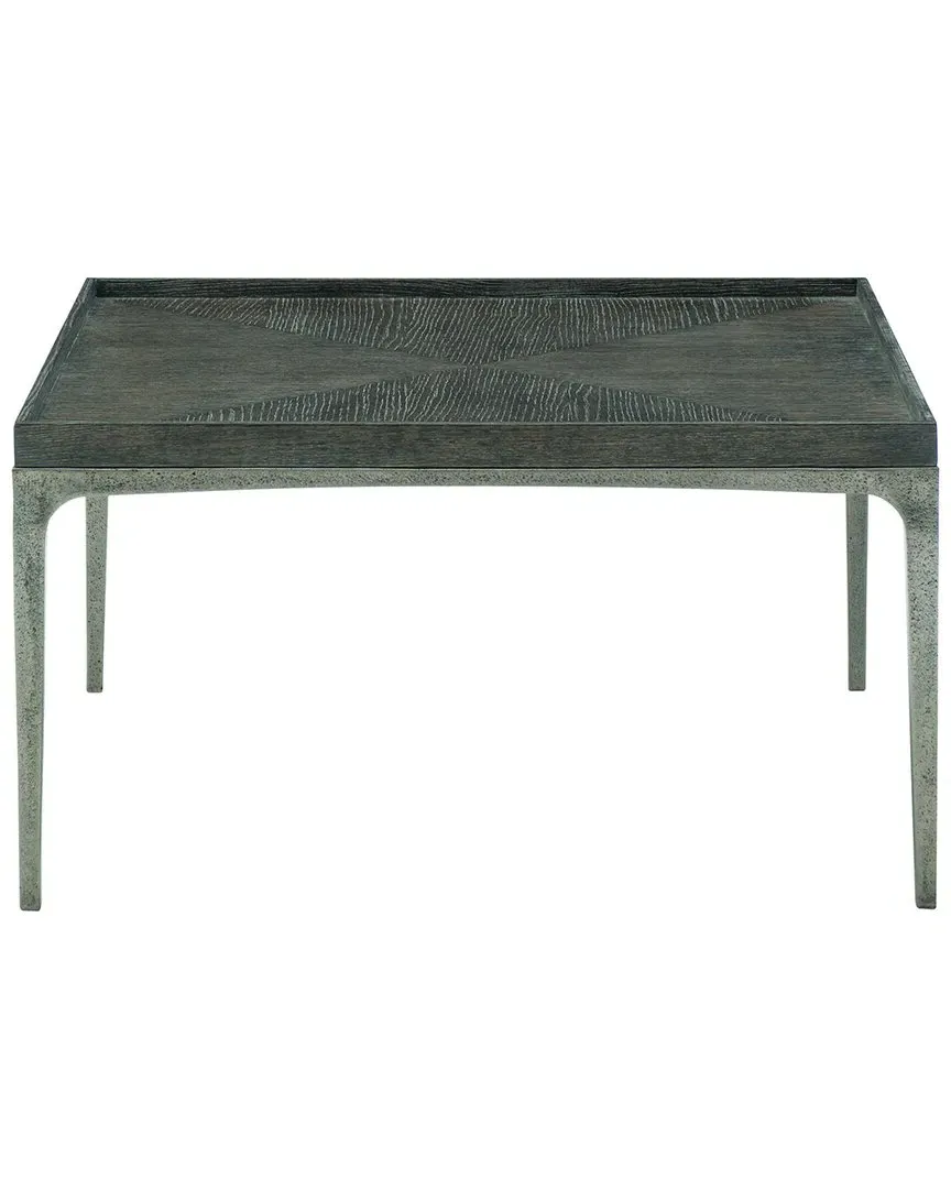Bernhardt Strata Square Cocktail Table - Charcoal, Oak image