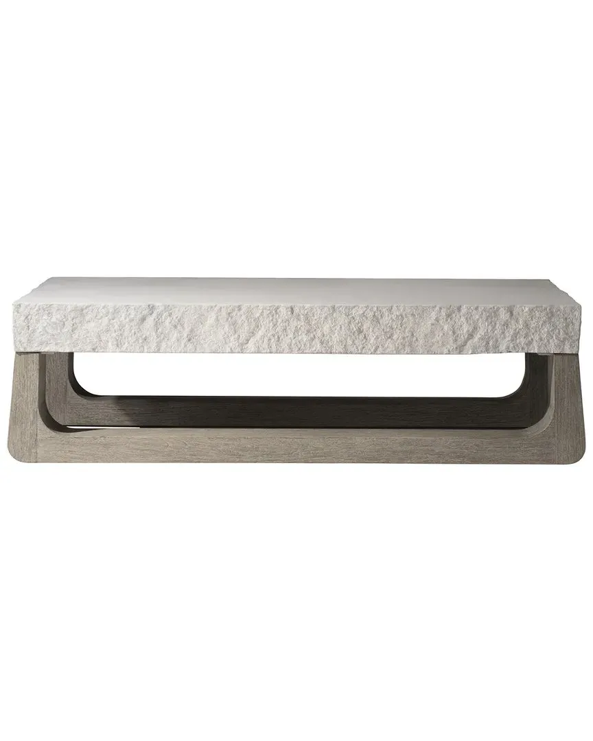 Exteriors Bristol Outdoor Cocktail Table - Grey, Teak