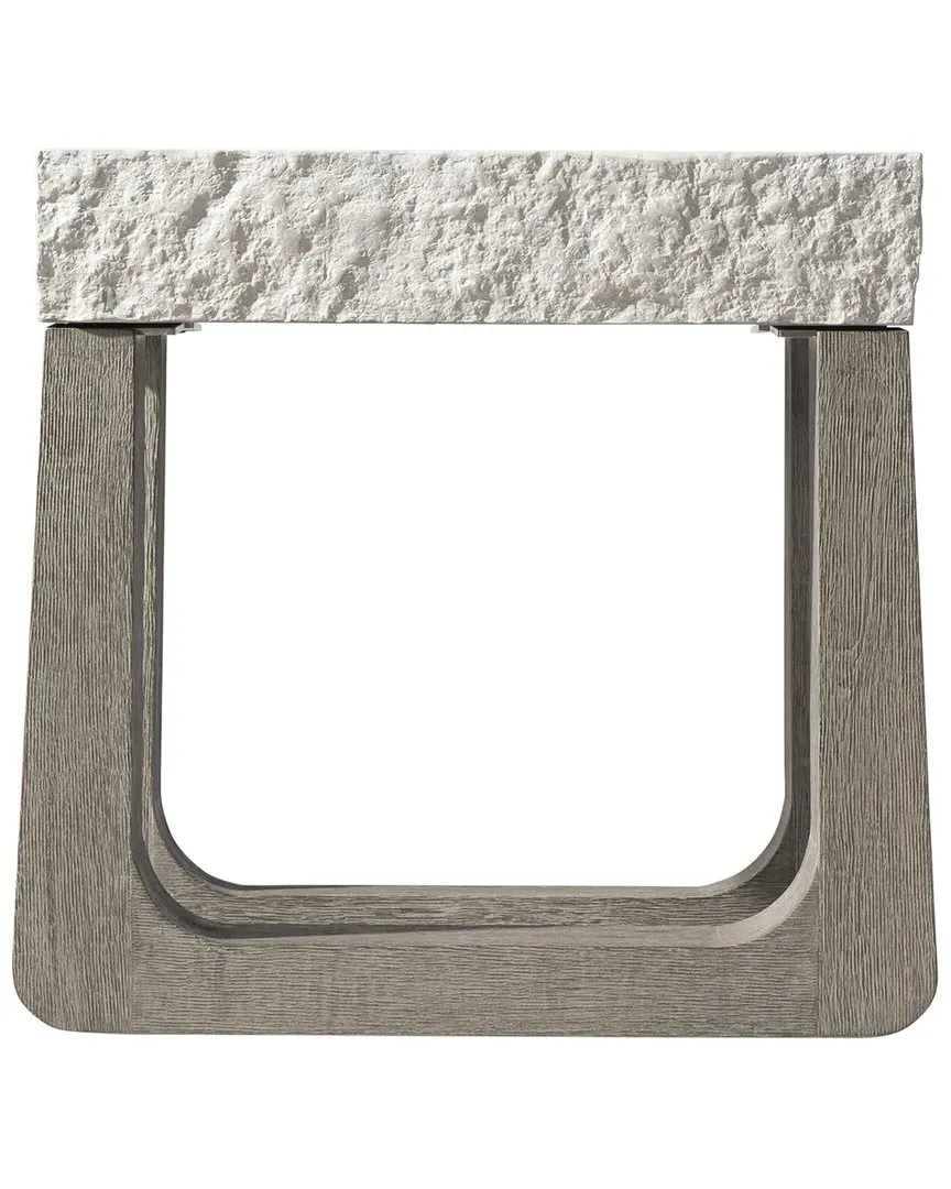 Exteriors Bristol Outdoor Side Table - Grey, Teak