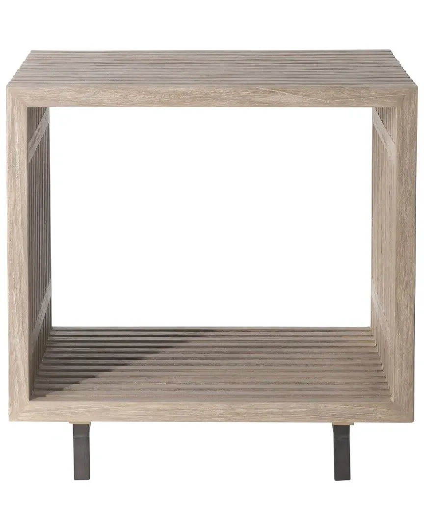 Exteriors Kingston Outdoor Side Table - Brown, Teak