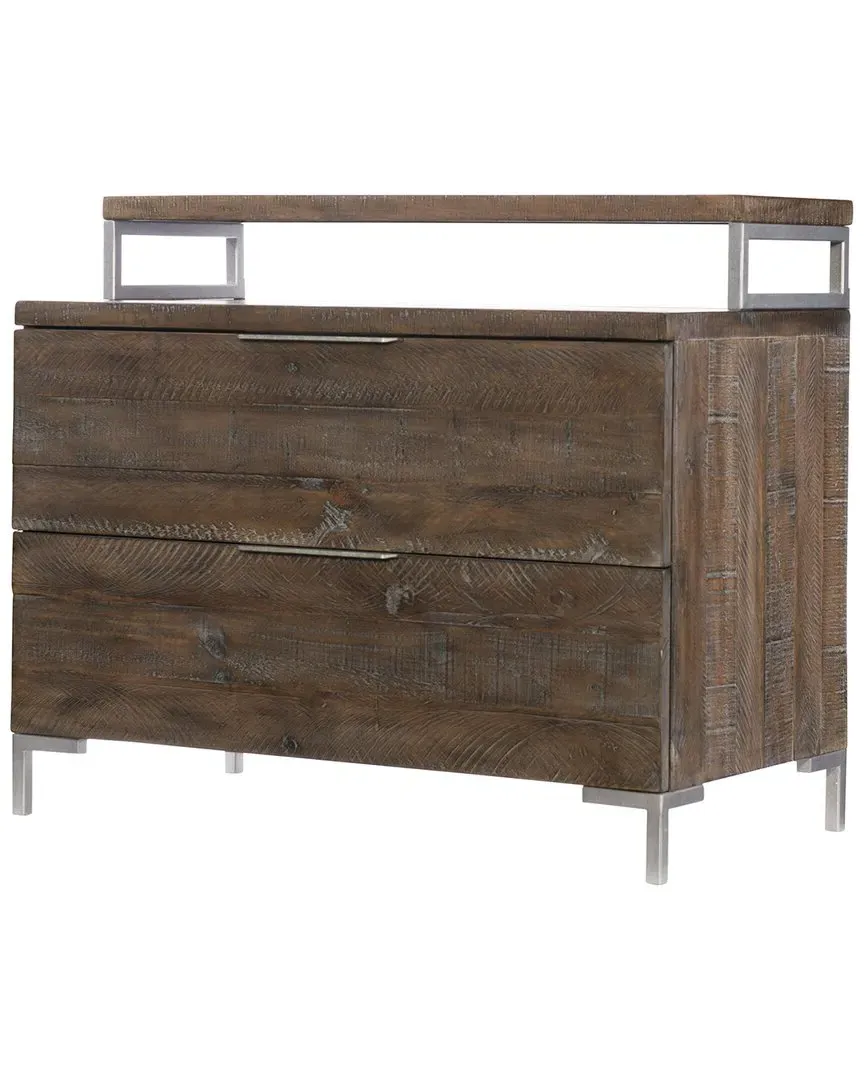 Haines 2-Drawer Nightstand - Sable Brown, Wood image