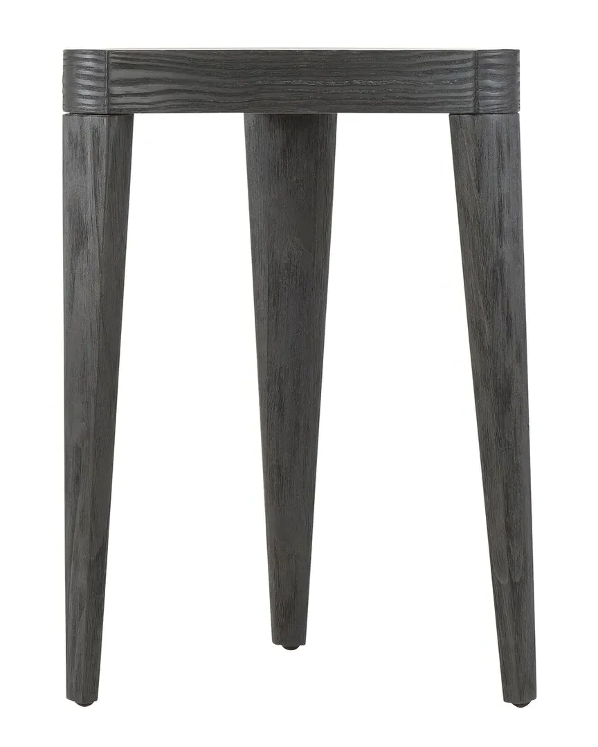 Katana Triangular Accent Table - Black, Pine image