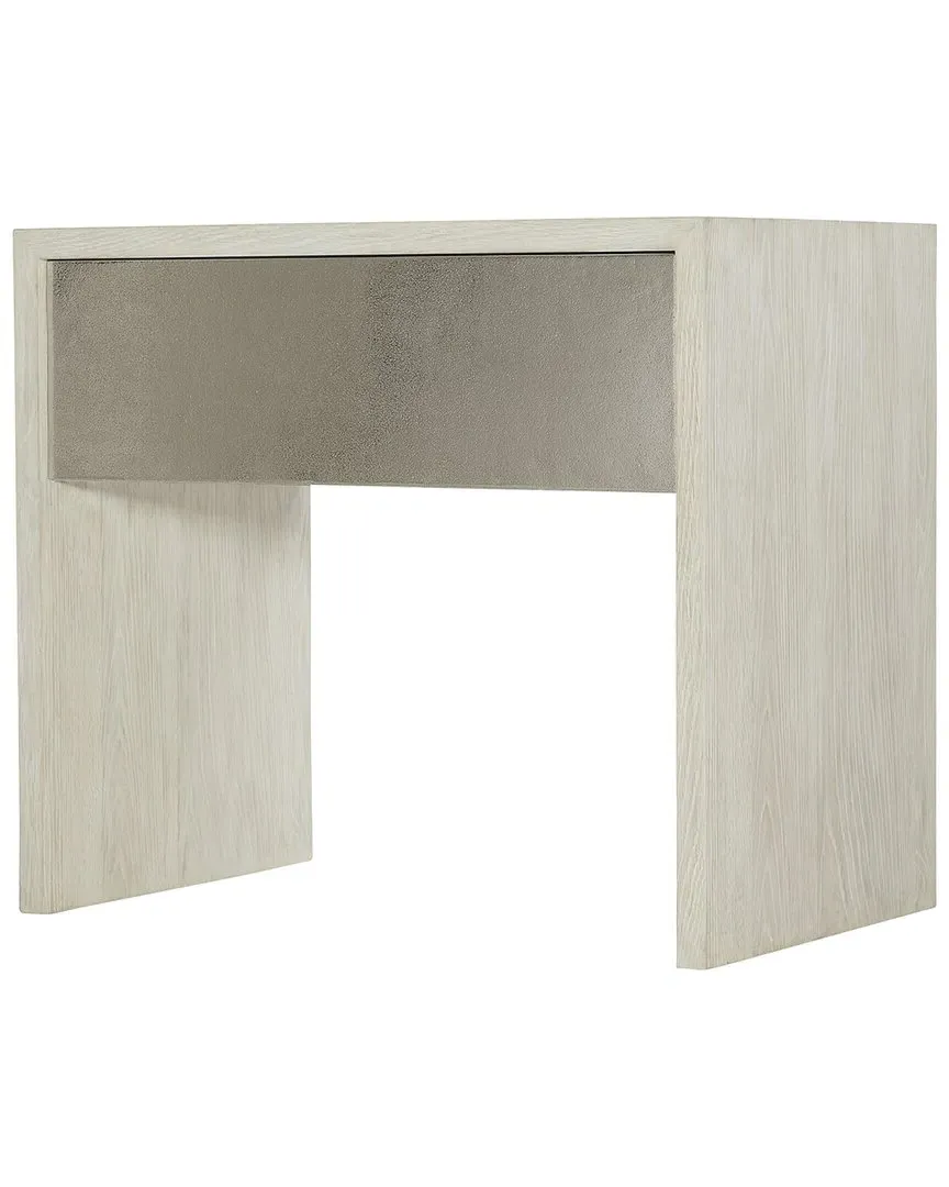 Lowe Nightstand with Push-to-Open Drawer - Grey, Oak image