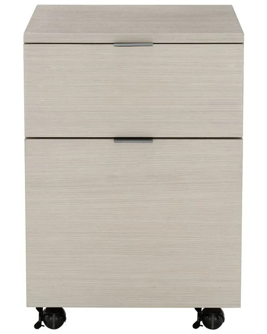 Paloma 2-Drawer File Cabinet - Linear Grey image