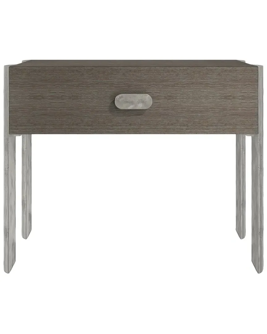 Prado Nightstand with USB Charging - Porcini, Wood