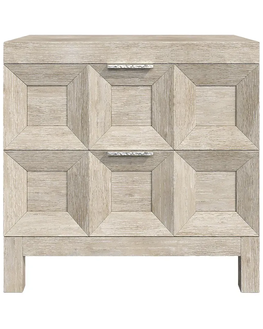 Prado Nightstand with USB Charging - Tawny, Wood