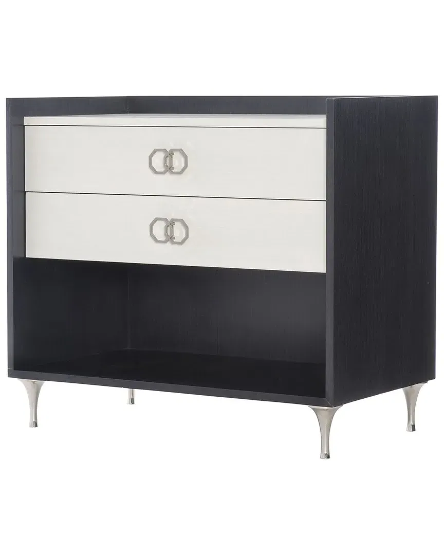 Silhouette 2-Drawer Nightstand with Shelf image