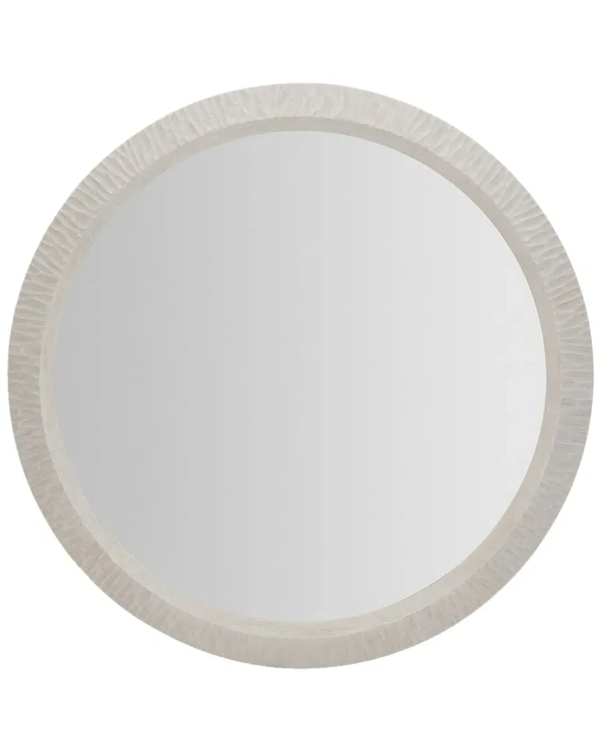 Solaria Round Mirror - Weathered Bone, Resin image