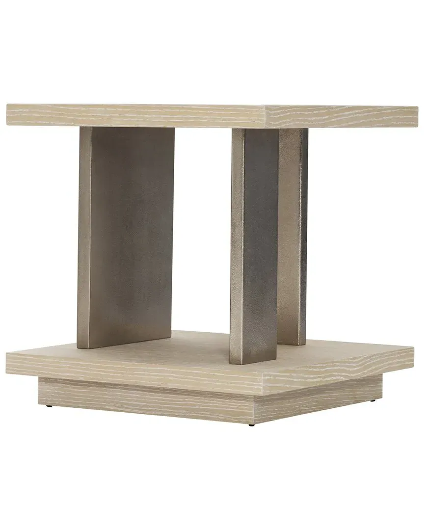 Solaria Square Side Table - Dune, White Oak image
