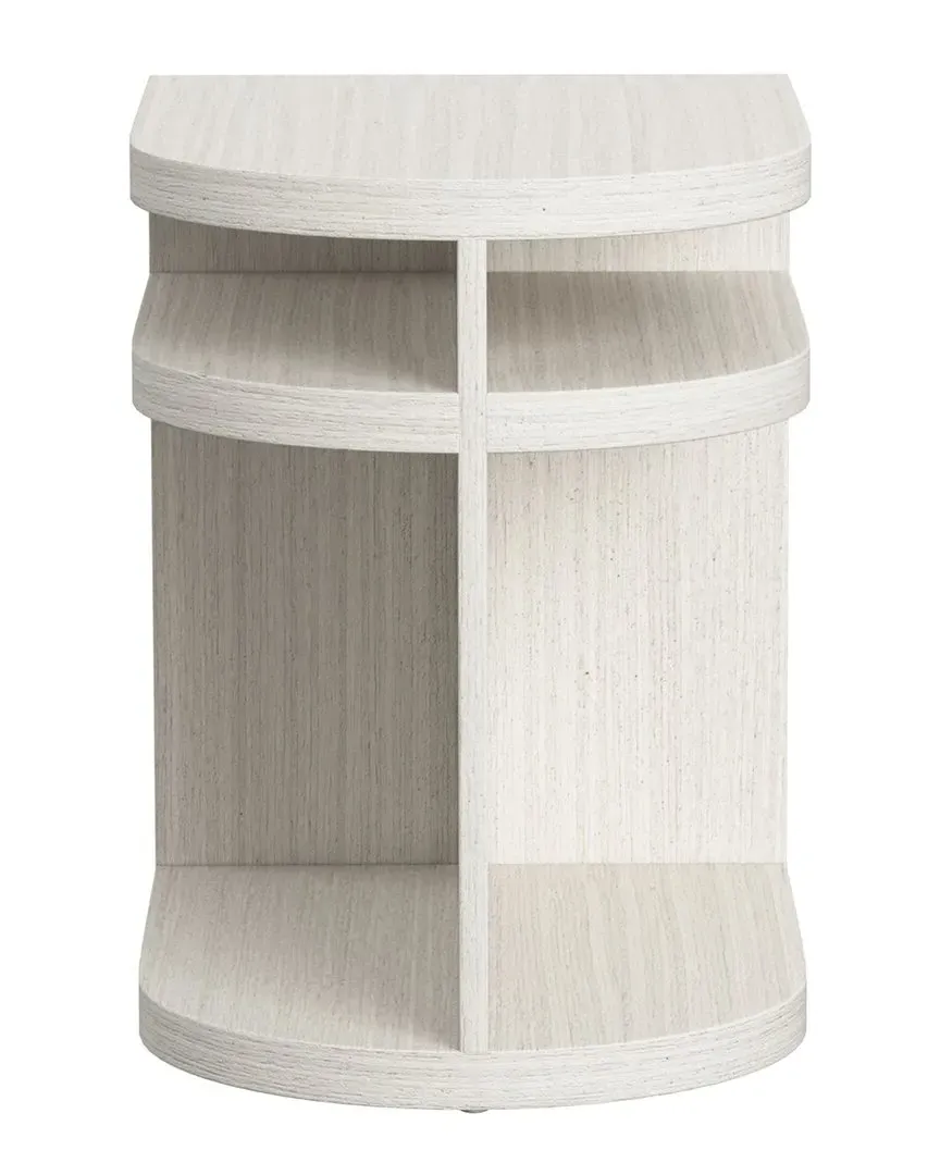 Stratum Side Table with Shelves - Mist, Wood image