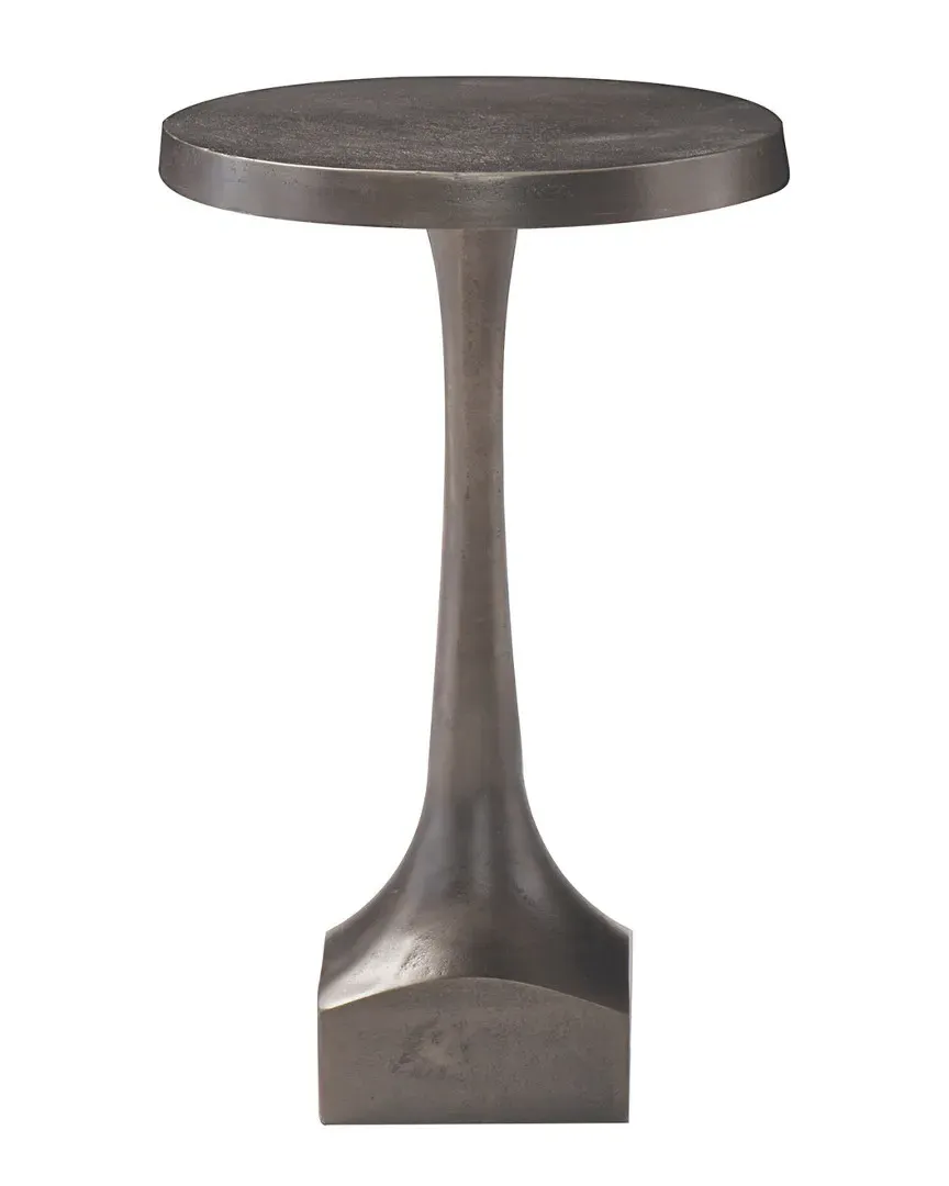 Stroud Pedestal Drink Table - Graphite, Cast Aluminum image