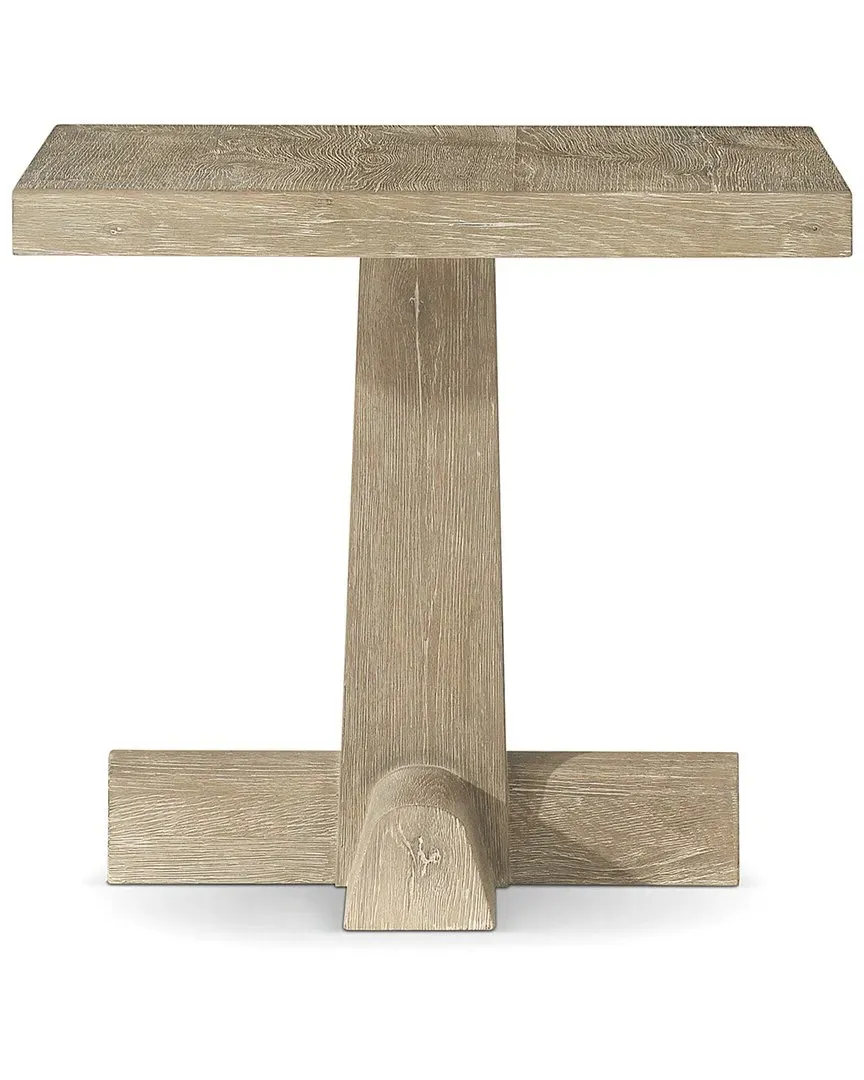 Tribeca Side Table with Pedestal Base - Aurum image