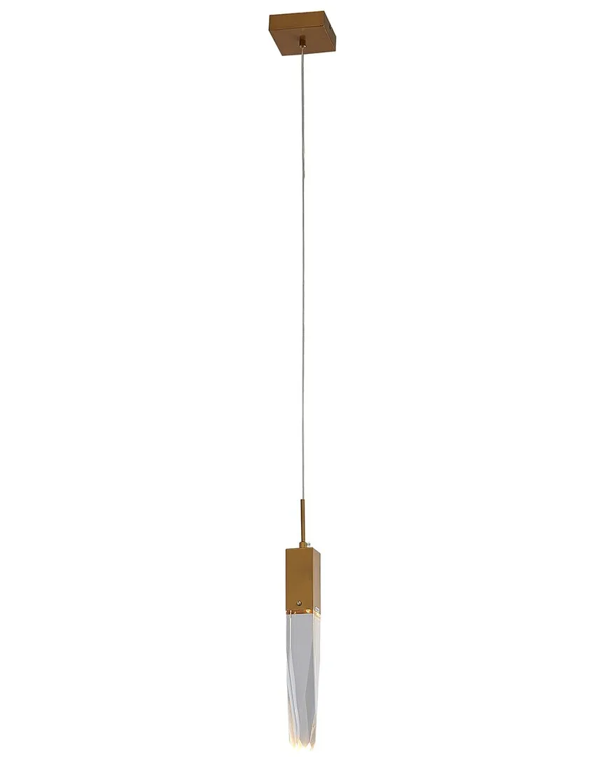 Crystal Pendant Light - Gold image