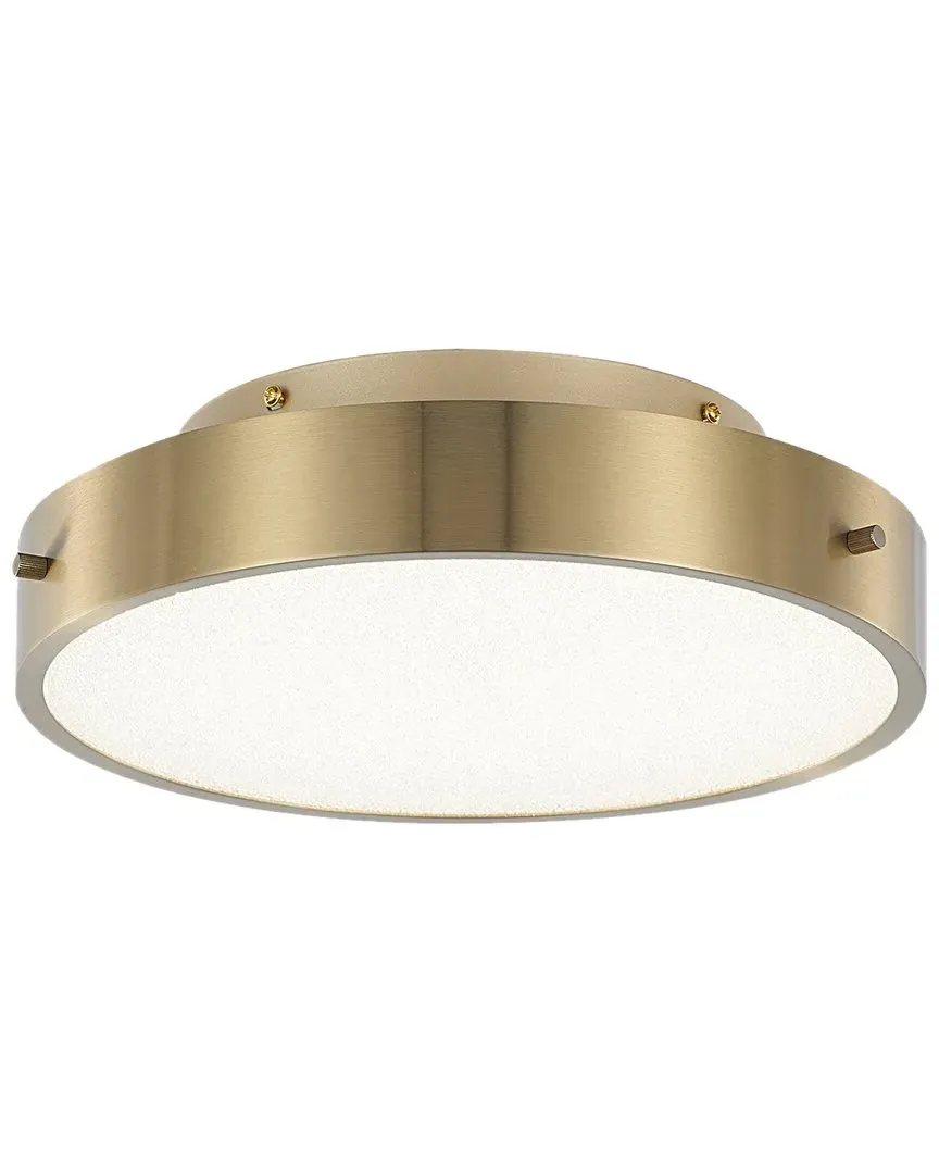 Flush Mount Light with LED - Brass, Metal image