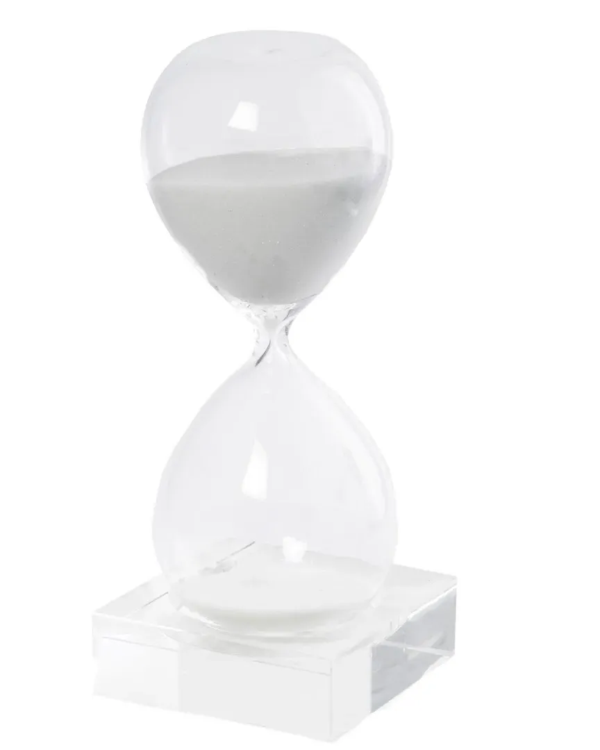 30 Minute Crystal Sand Timer - Clear image