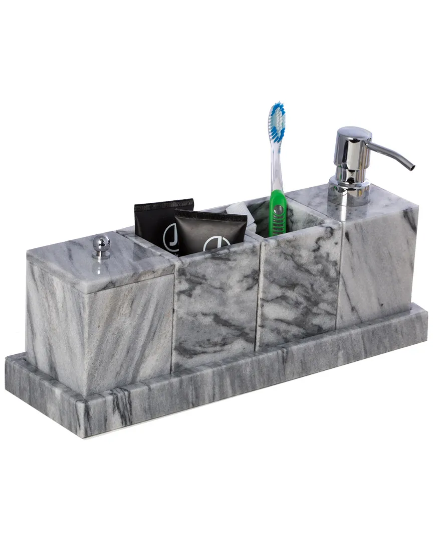 5pc Vanity Set - Cloud Grey, Marble image