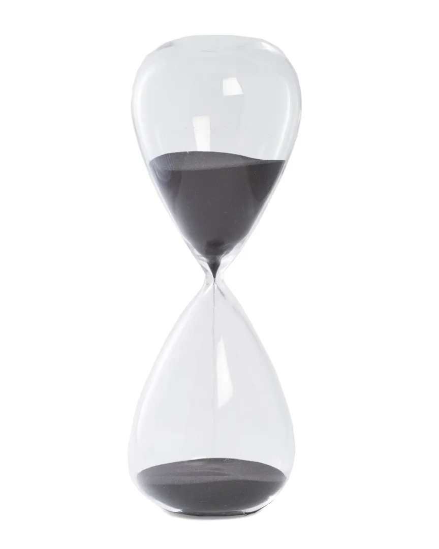 90 Minute Crystal Sand Timer - Black image