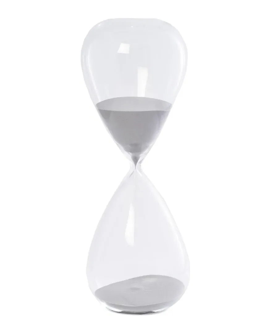 90 Minute Crystal Sand Timer - Grey