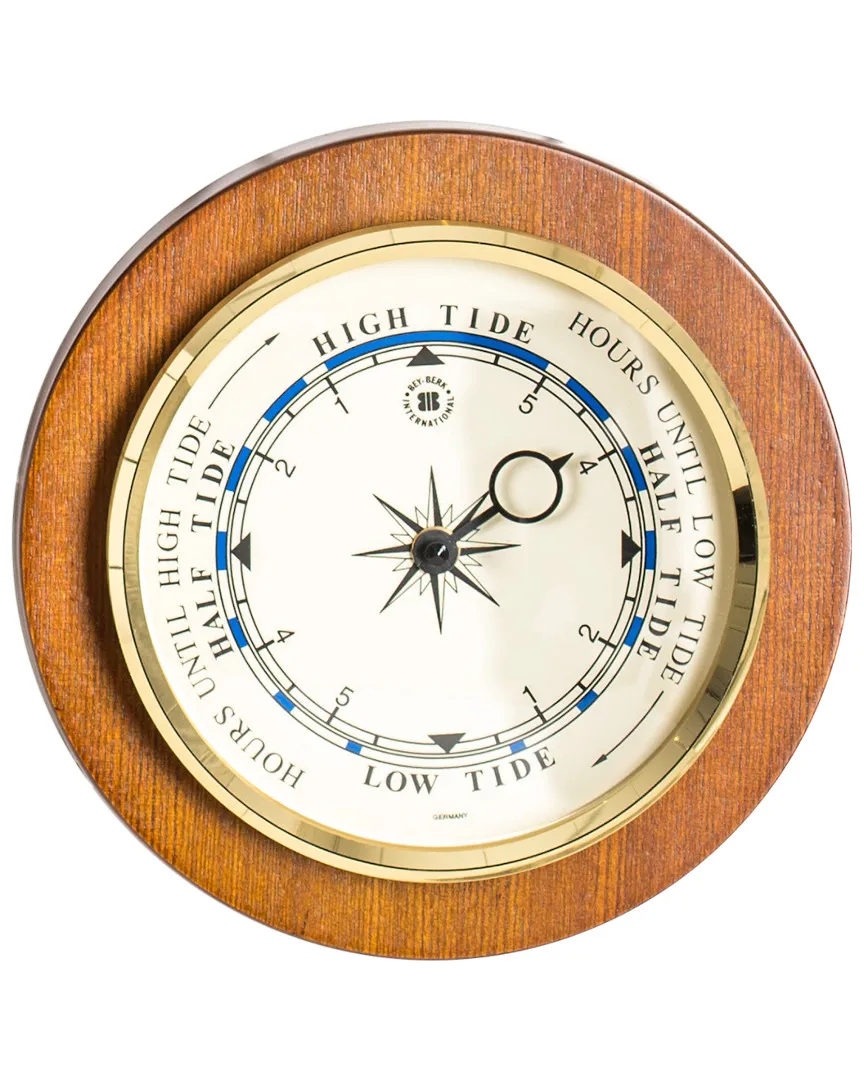 9in Tide Clock - Cherry Wood