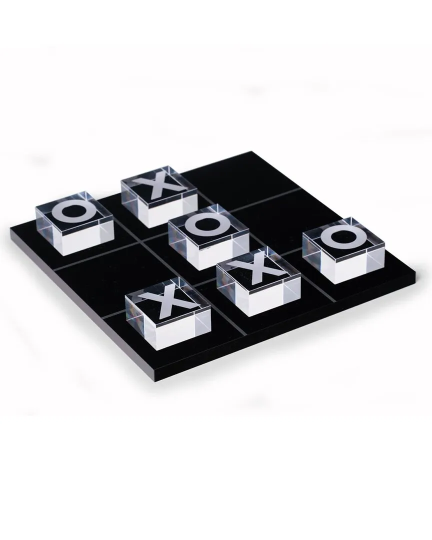Acrylic Tic Tac Toe Set - Black image