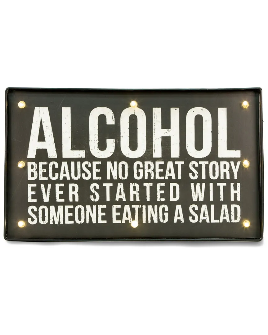 Alcohol Sign - Black image