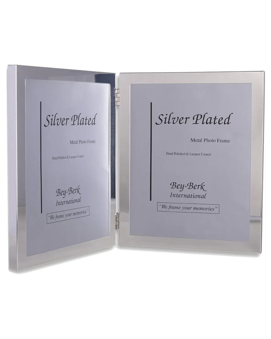 Clement Double Picture Frame - Silver