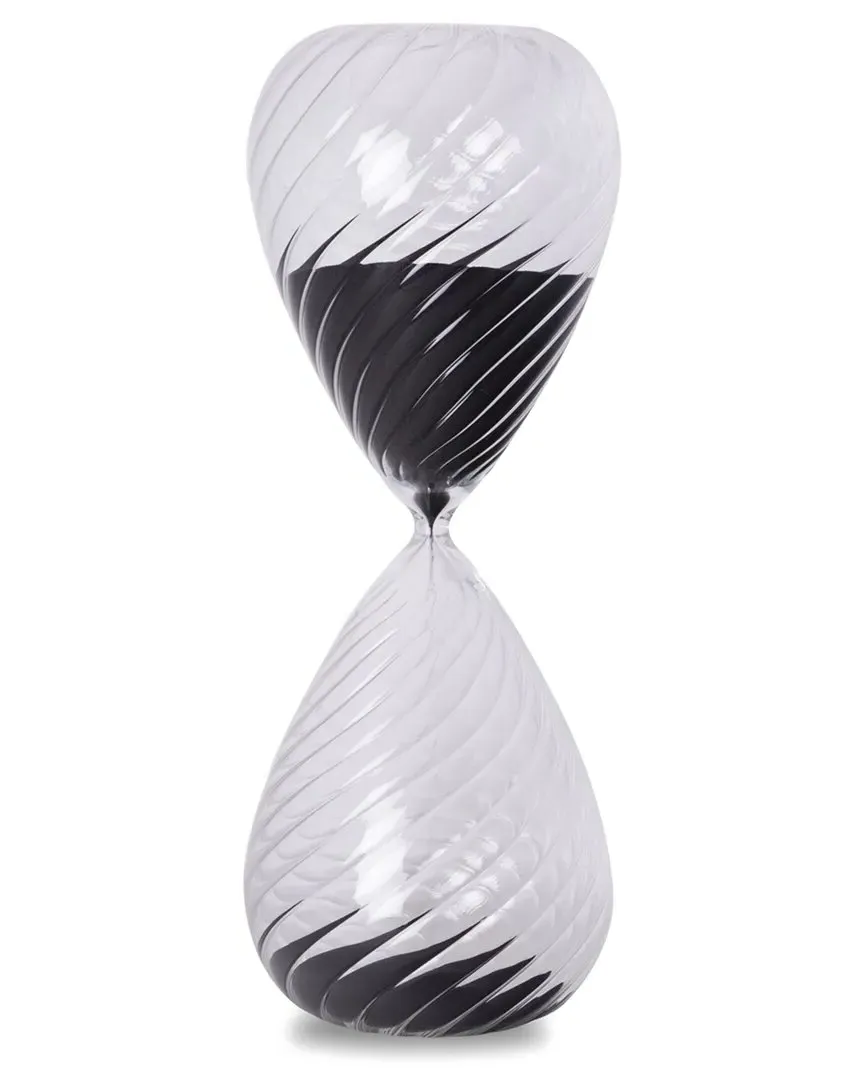Malik 45 Minute Sand Timer - Black, Glass image