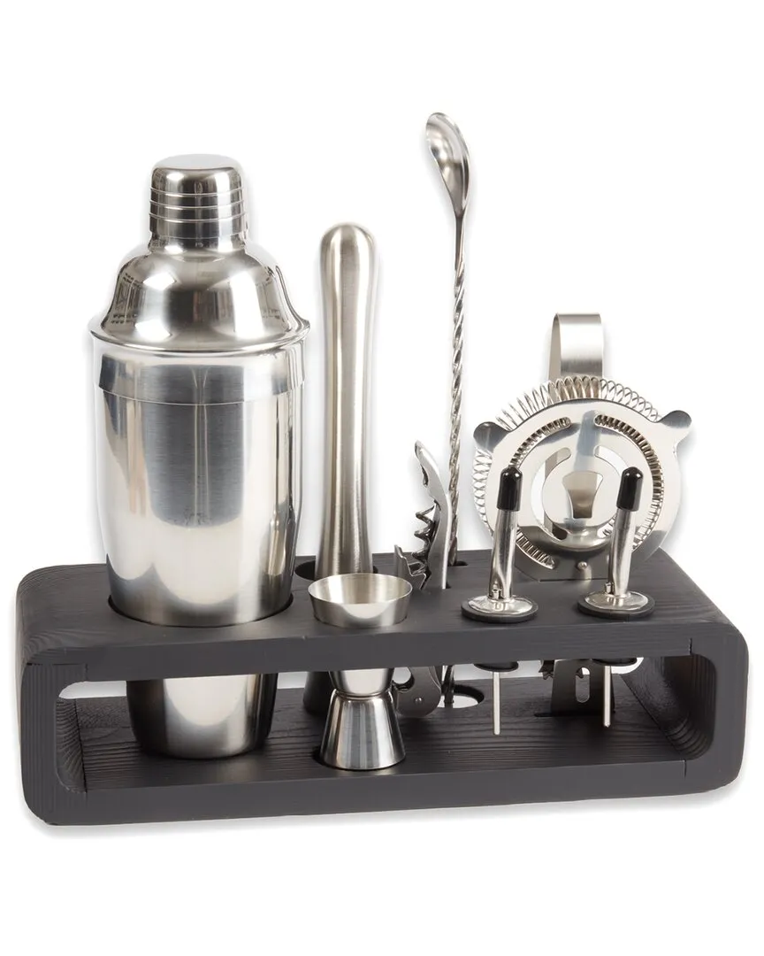 Manhattan 9-Piece Bar Set - Silver, Steel image