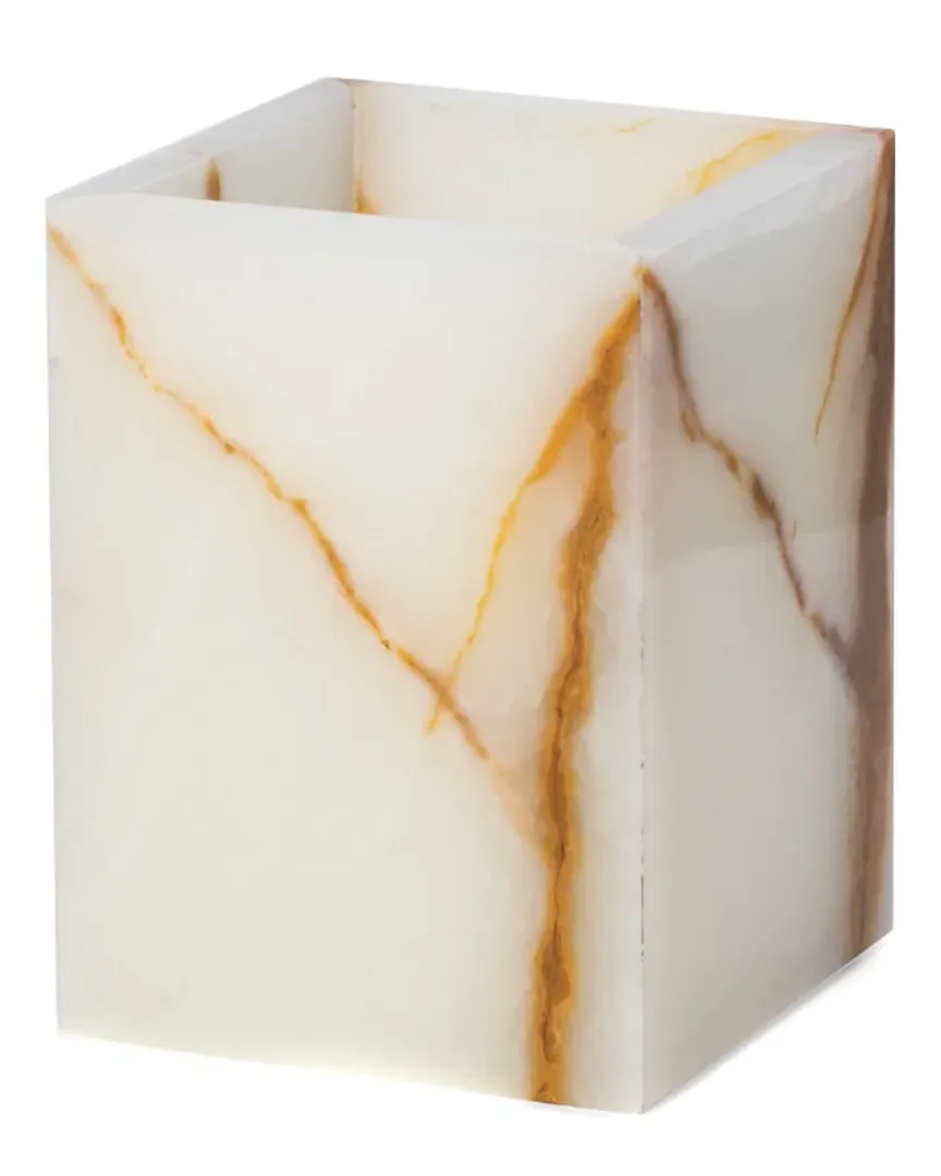 Marble Bath Tumbler - Green Onyx