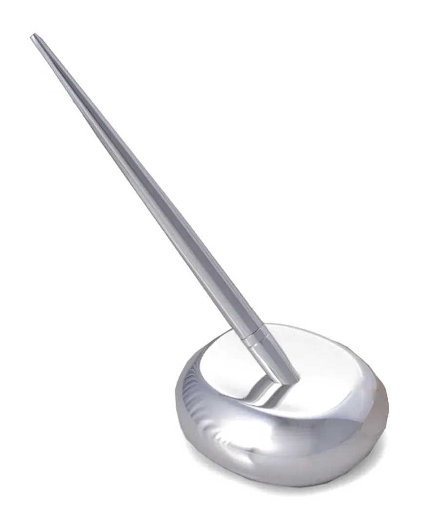 Oval Pen Stand - Silver image
