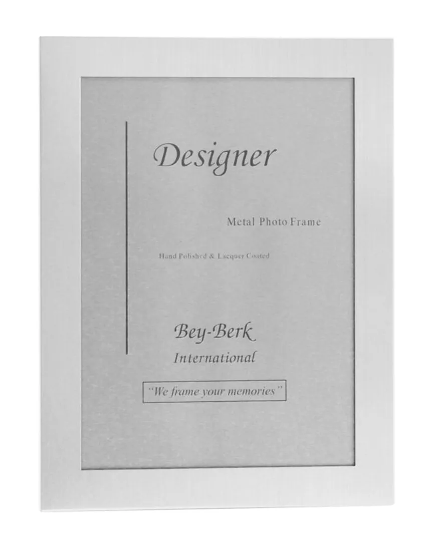 Picture Frame with Easel Back - Brushed Metal image