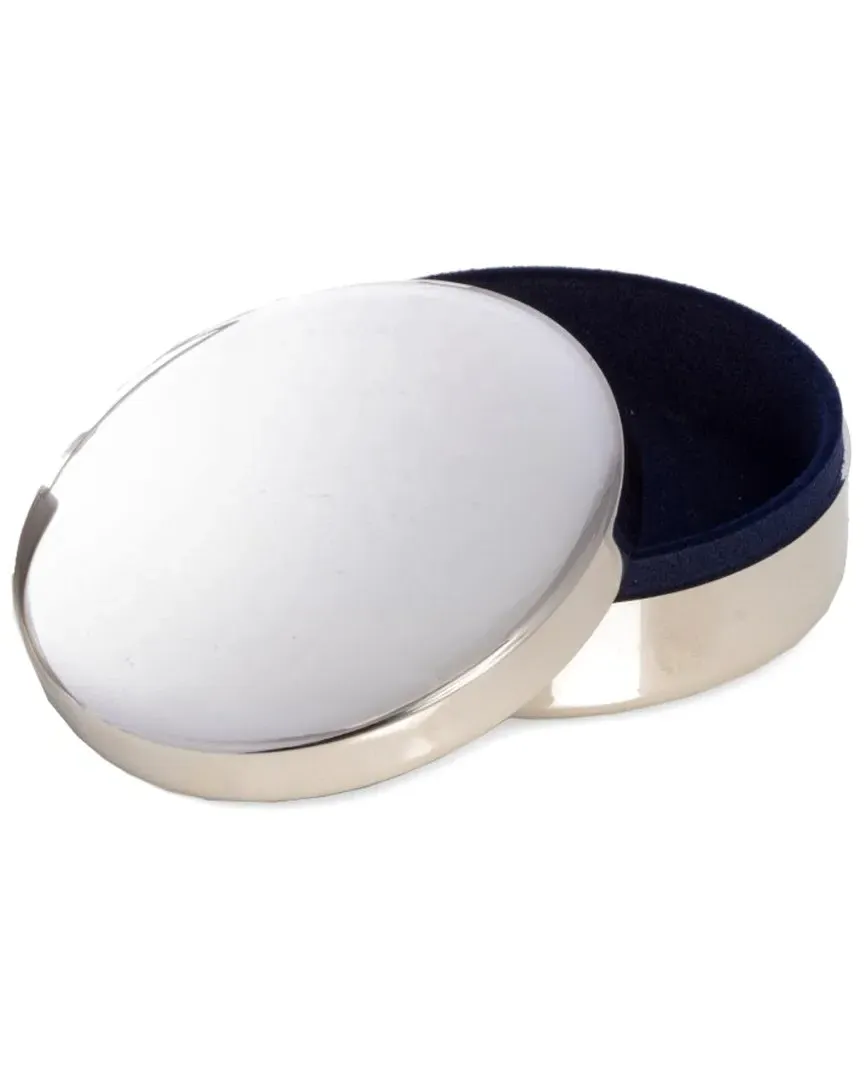 Round Keepsake Box - Silver image