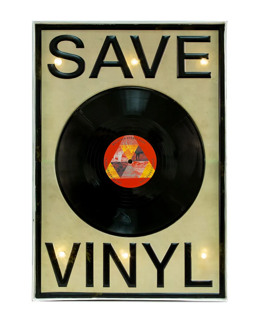 Save Vinyl Sign - Black image