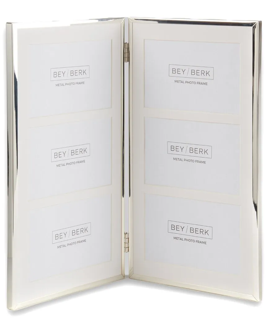 Silver-Plated Collage Picture Frame for Six 4x6 Photos - Silver
