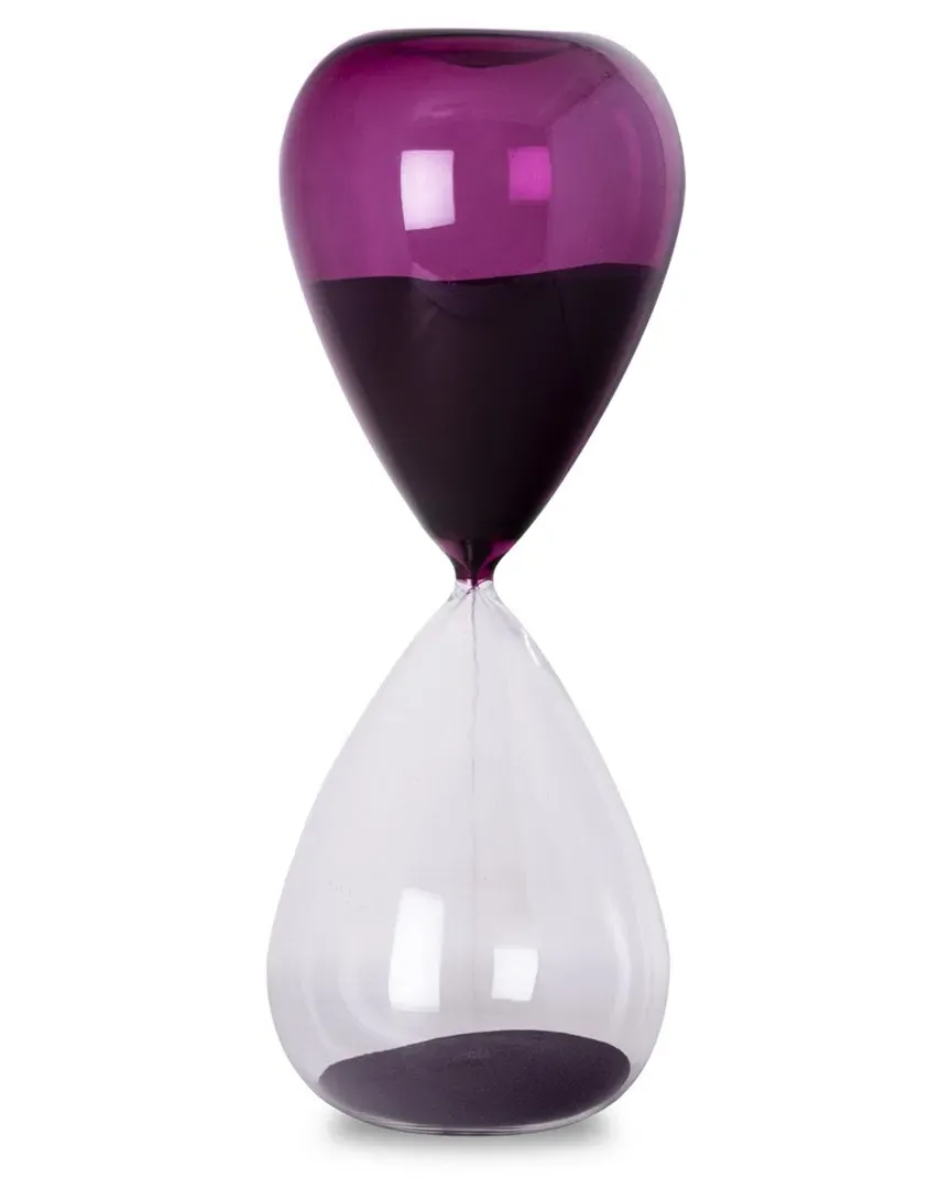 Tafari Sand Timer - Purple, Glass