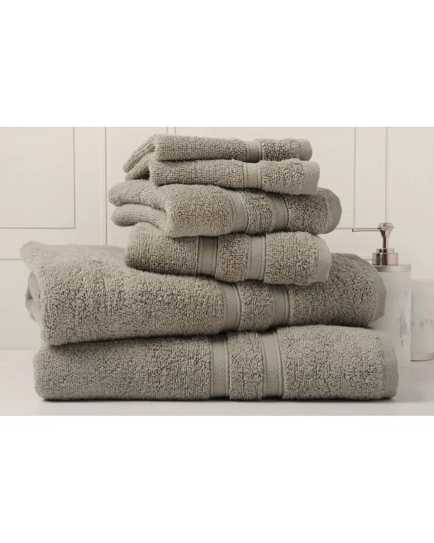 Zero Twist Cotton Towel Set - Grey