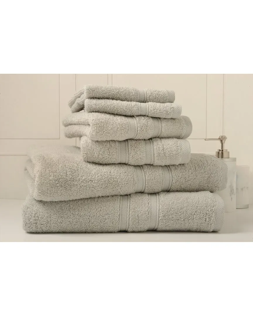 Zero Twist Cotton Towel Set - Silver