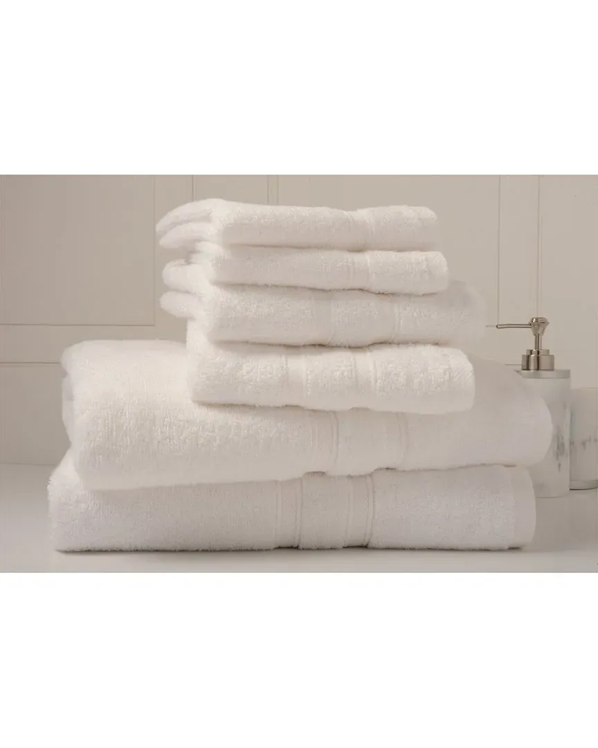 Zero Twist Cotton Towel Set - White