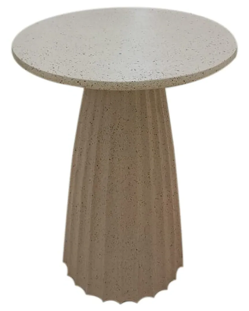 Aluminum Side Table - Beige, Riverstone