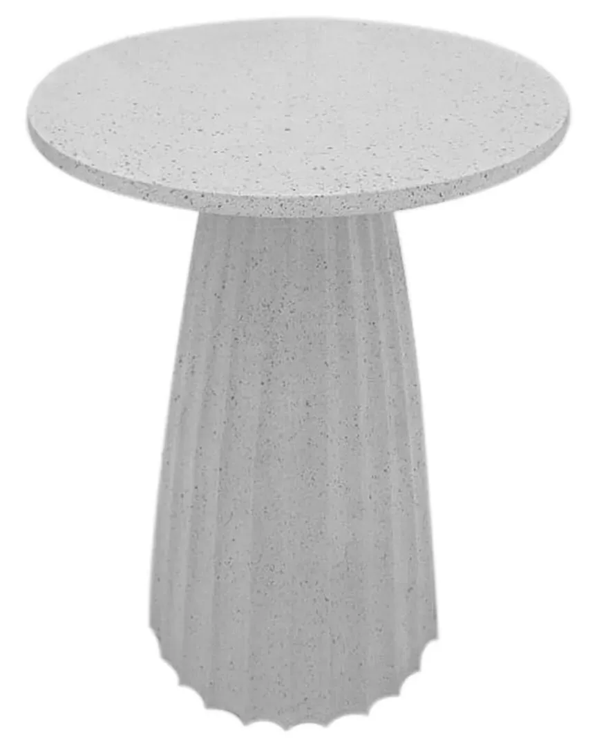 Aluminum Side Table - White, Riverstone
