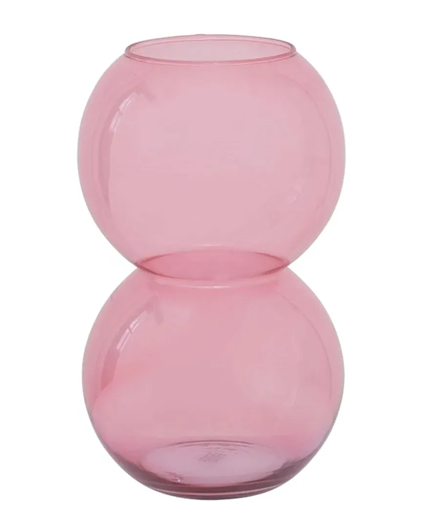 Bulb Vase - Apricot, Recycled Glass image