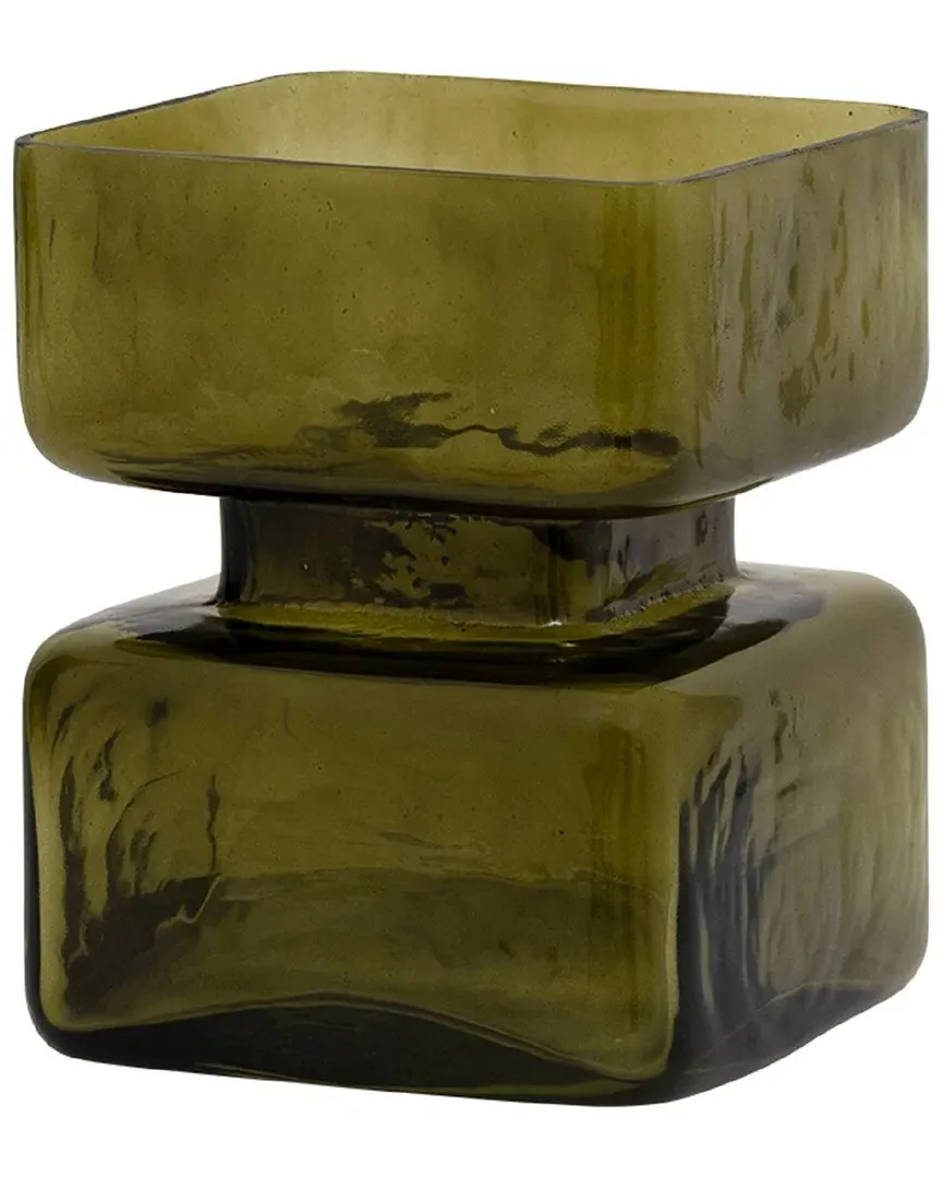 Camo Capulet Candle Holder - Olive, Recycled Glass image
